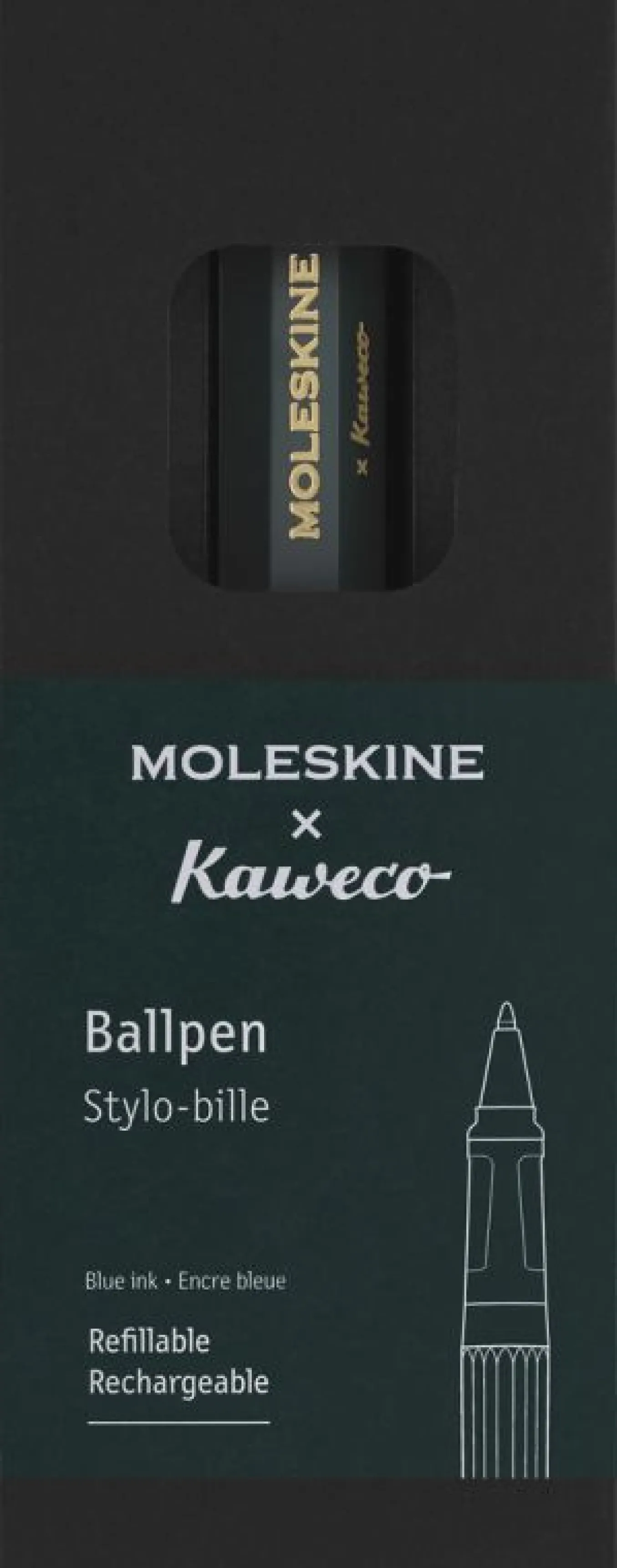 Ballpen Moleskine x Kaweco Green