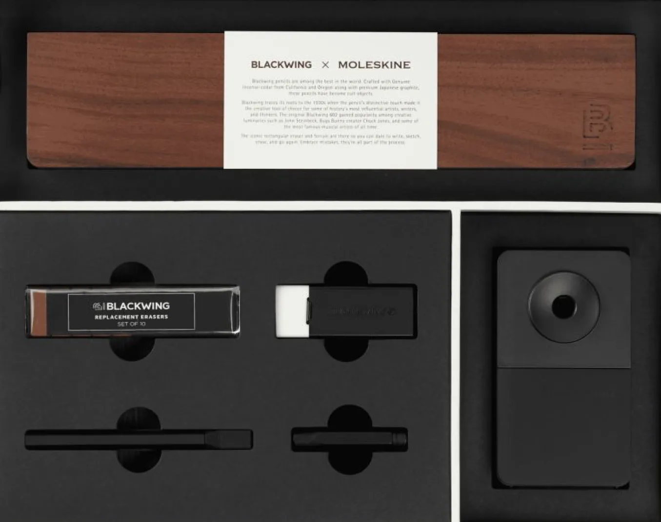 Blackwing x Moleskine Atelier Set Black