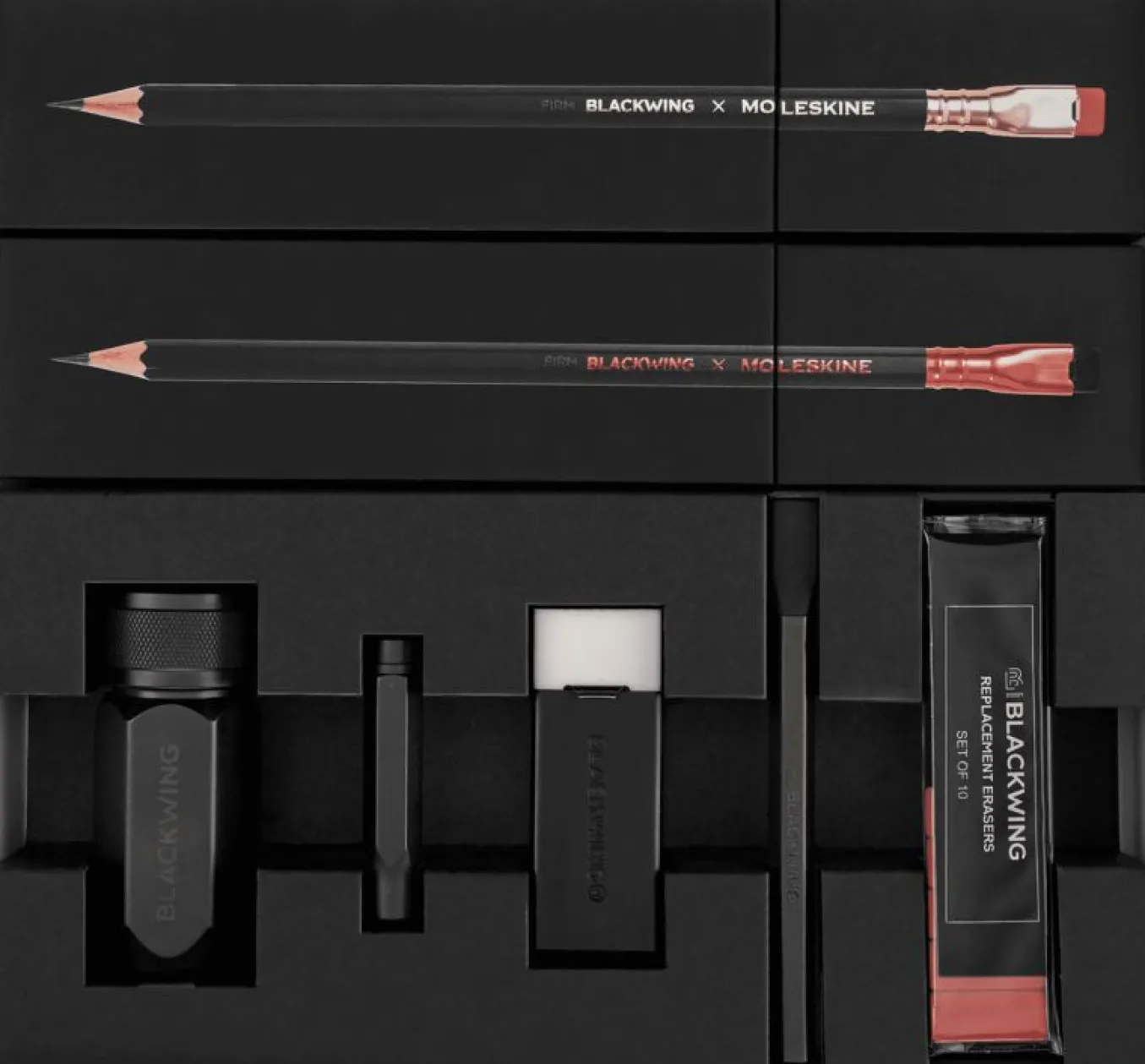 Blackwing x Moleskine Graphite Lover&rsquo;s Set Black