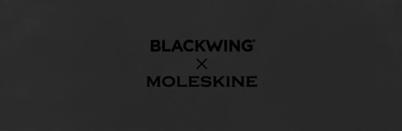Blackwing x Moleskine Pencils and Sharpener Set Black
