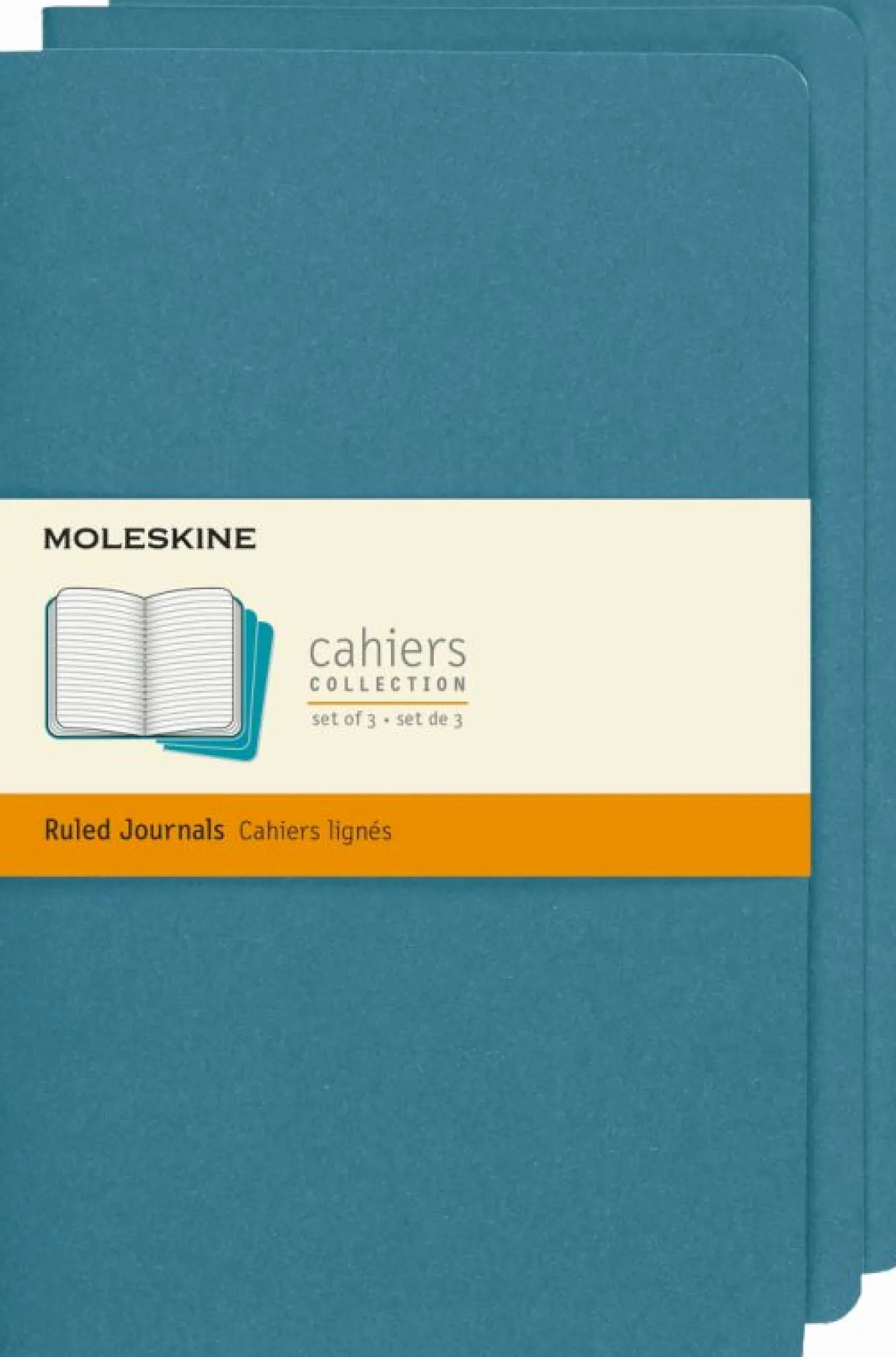 Cahier Journals Set of 3 Brisk Blue