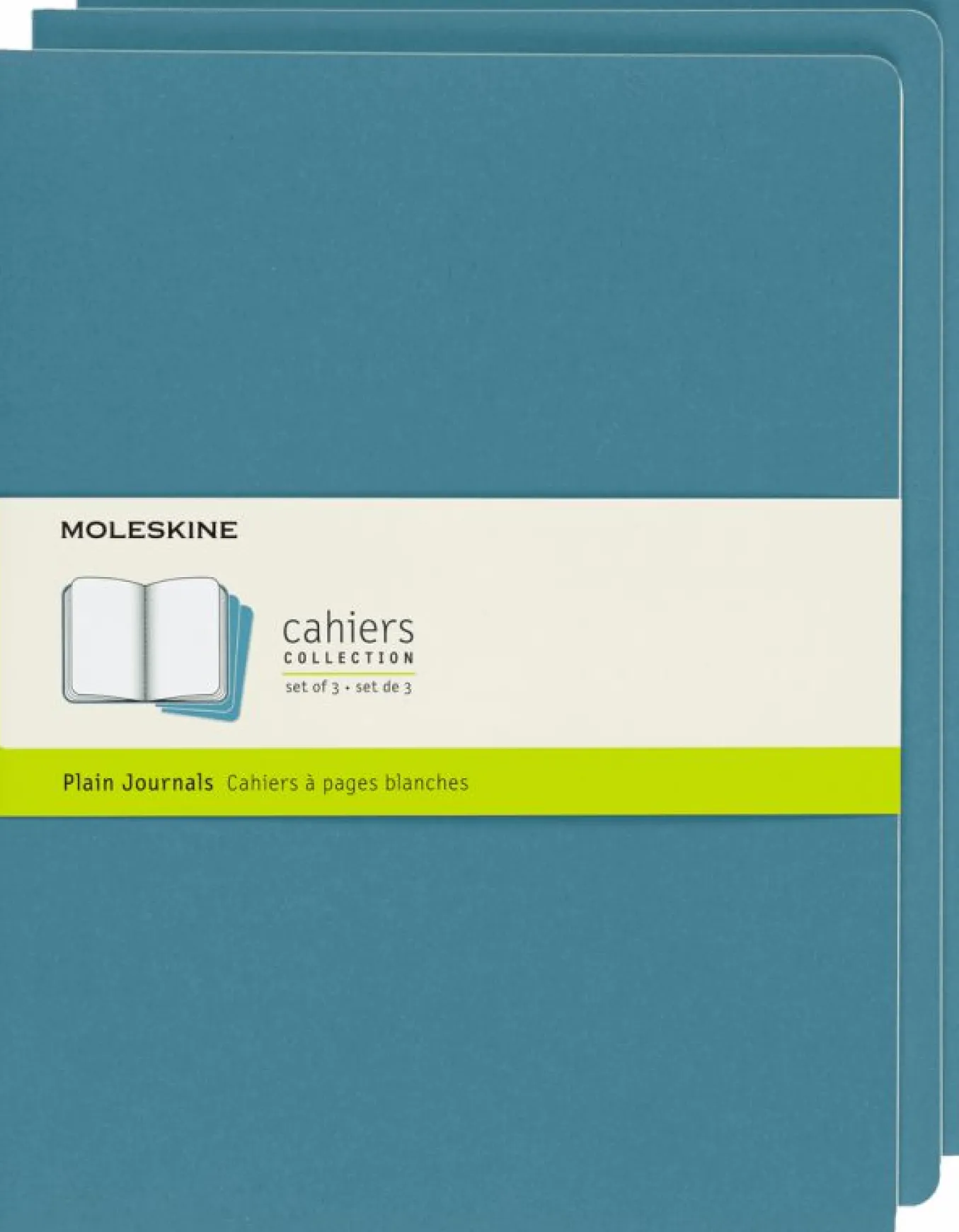 Cahier Journals Set of 3 Brisk Blue