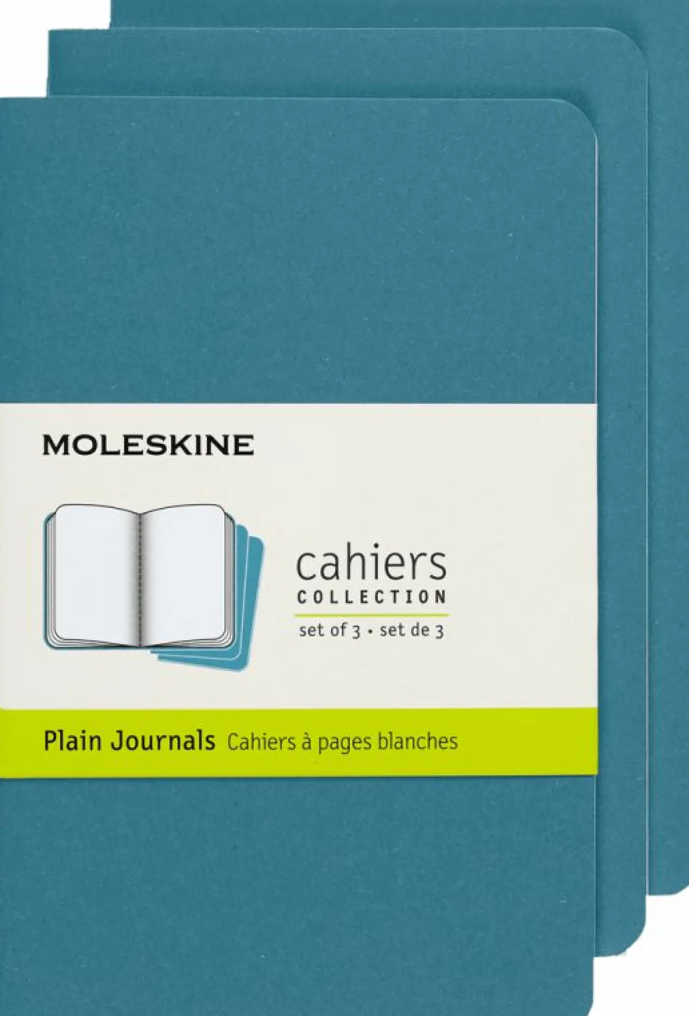Cahier Journals Set of 3 Brisk Blue