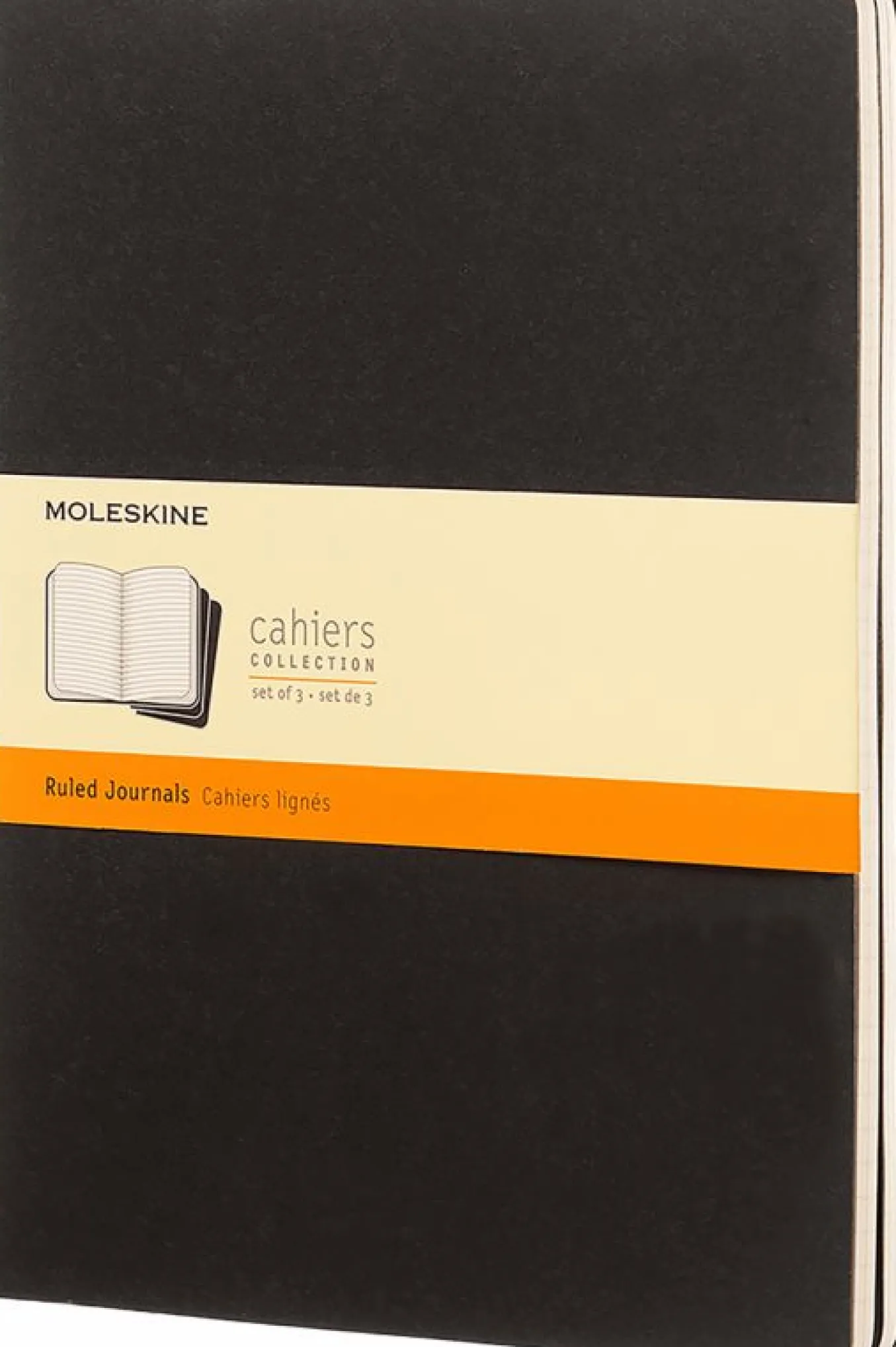 Cahier Journals Set of 3 Black