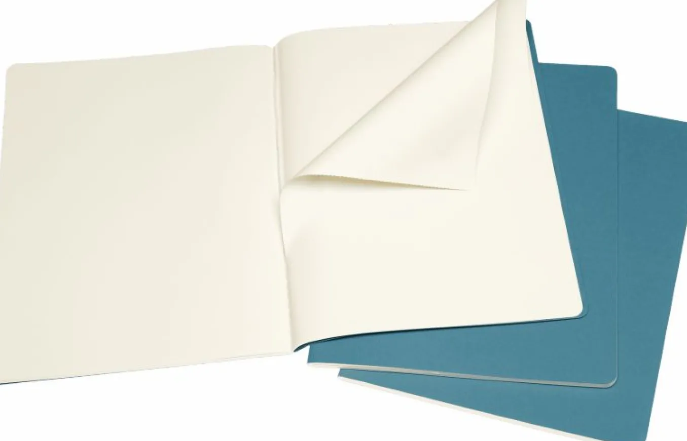 Cahier Journals Set of 3 Brisk Blue