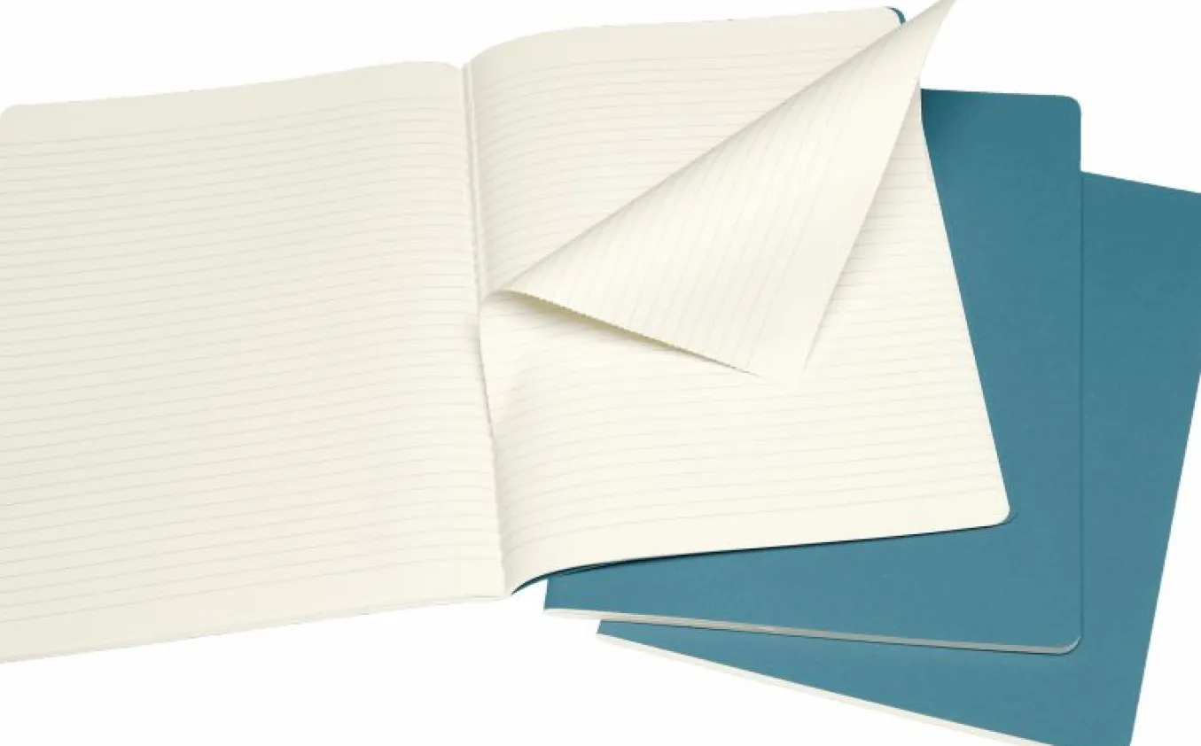 Cahier Journals Set of 3 Brisk Blue