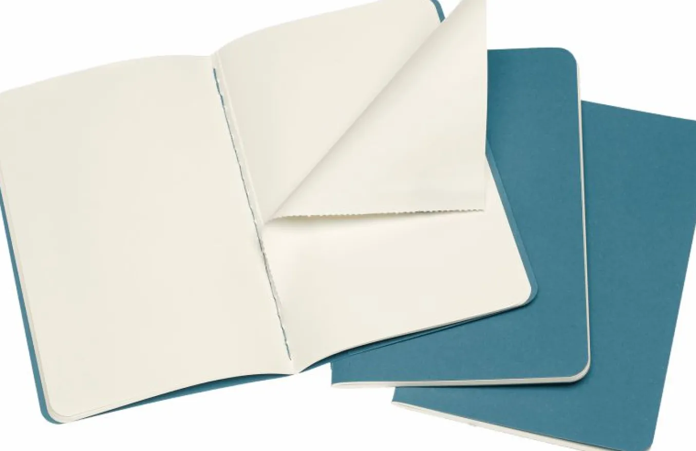 Cahier Journals Set of 3 Brisk Blue
