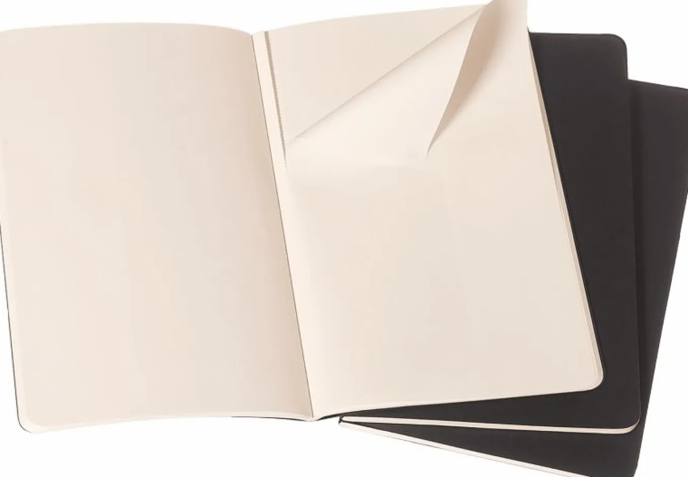 Cahier Journals Set of 3 Black