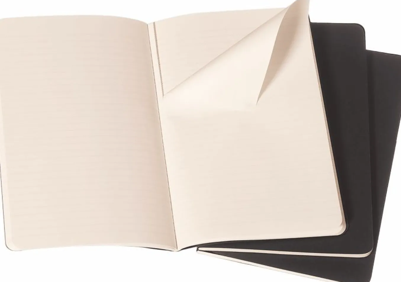 Cahier Journals Set of 3 Black