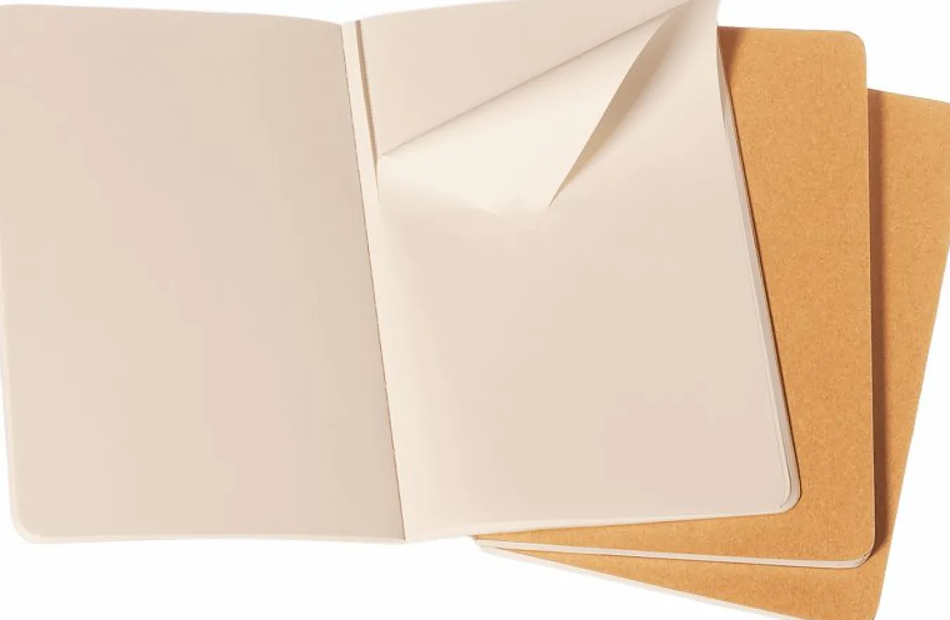 Cahier Journals Set of 3 Kraft Brown