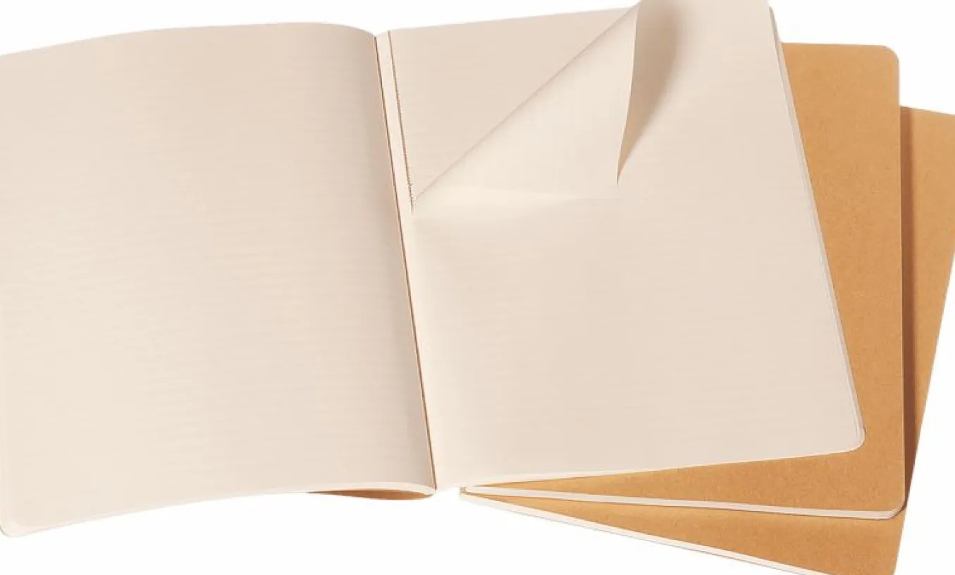 Cahier Journals Set of 3 Kraft Brown