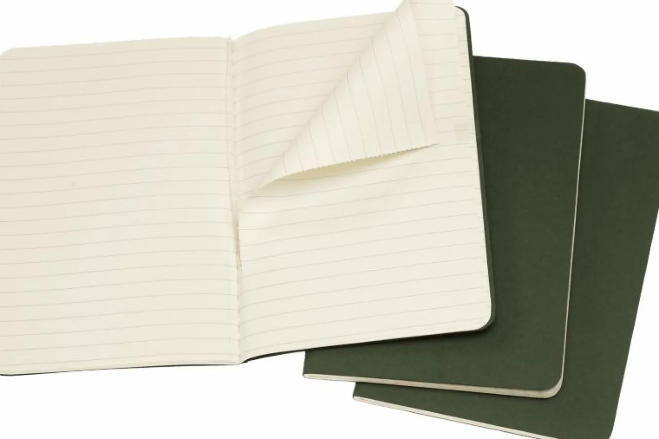 Cahier Journals Set of 3 Myrtle Green