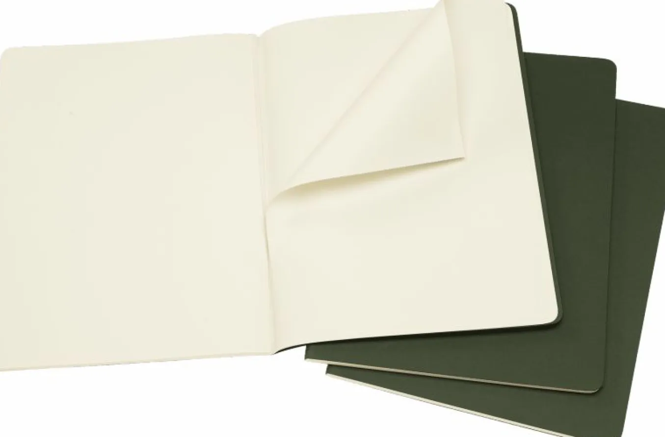 Cahier Journals Set of 3 Myrtle Green