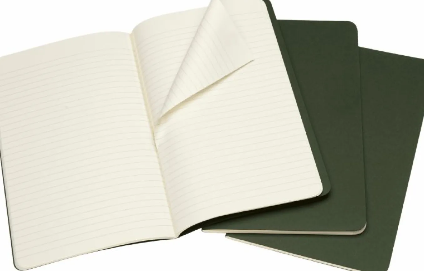 Cahier Journals Set of 3 Myrtle Green