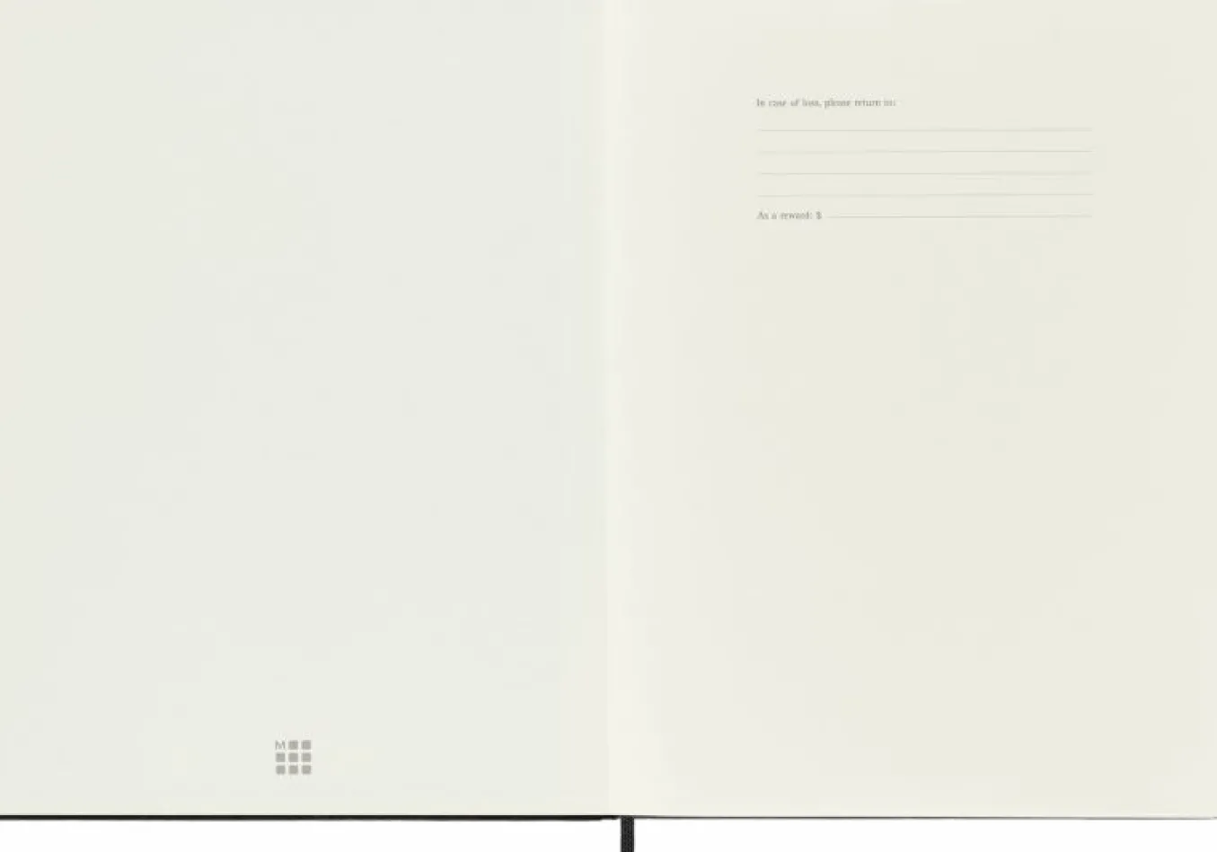 Classic Notebook Hard Cover Black