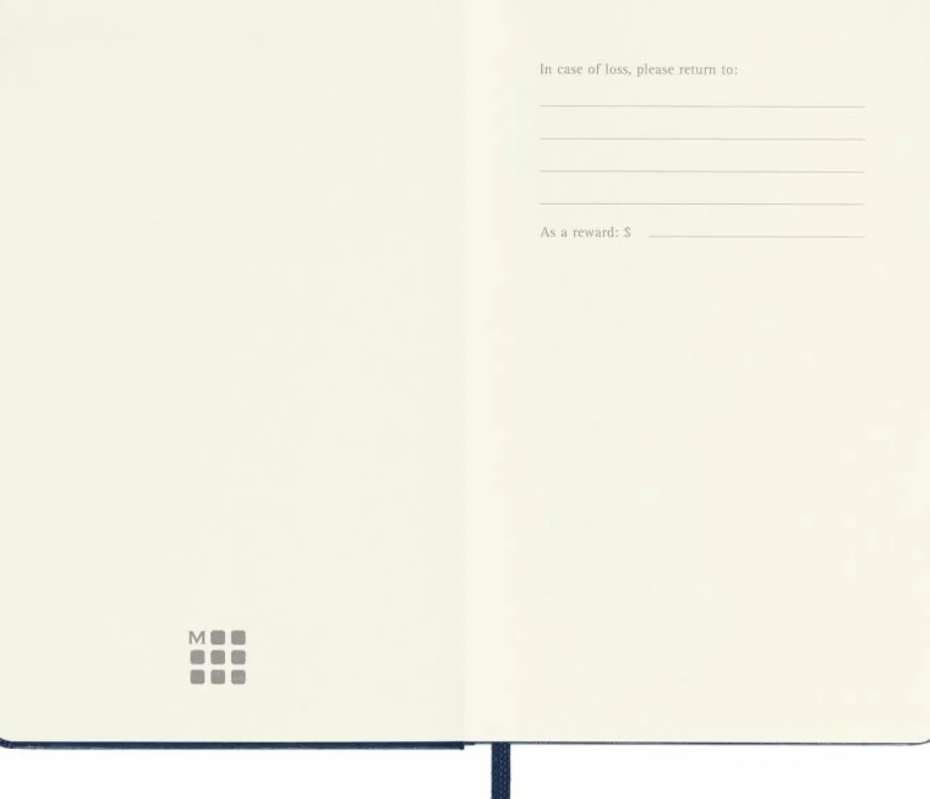 Classic Notebook Hard Cover Sapphire Blue