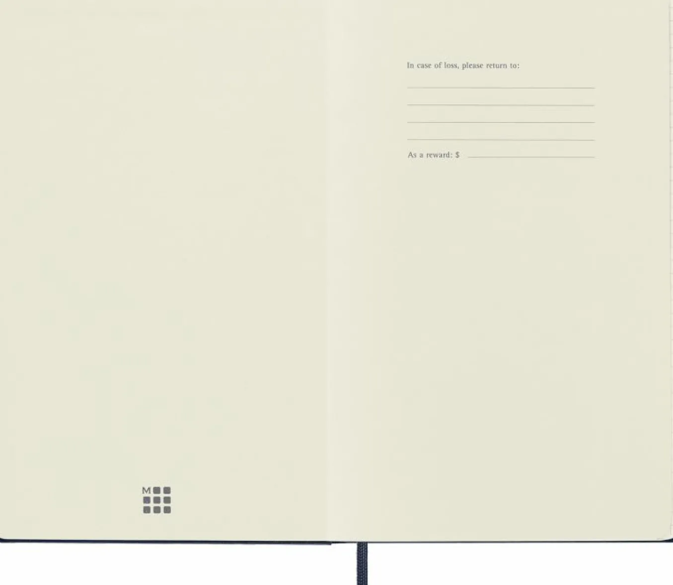 Classic Notebook Hard Cover Sapphire Blue