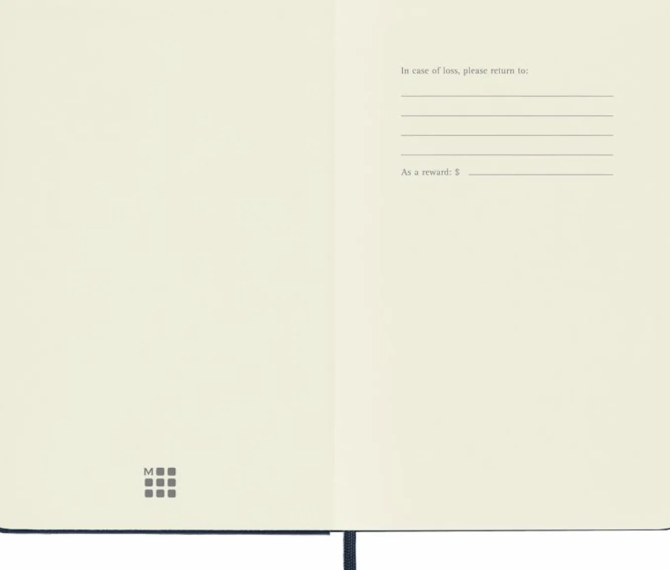 Classic Notebook Hard Cover Sapphire Blue