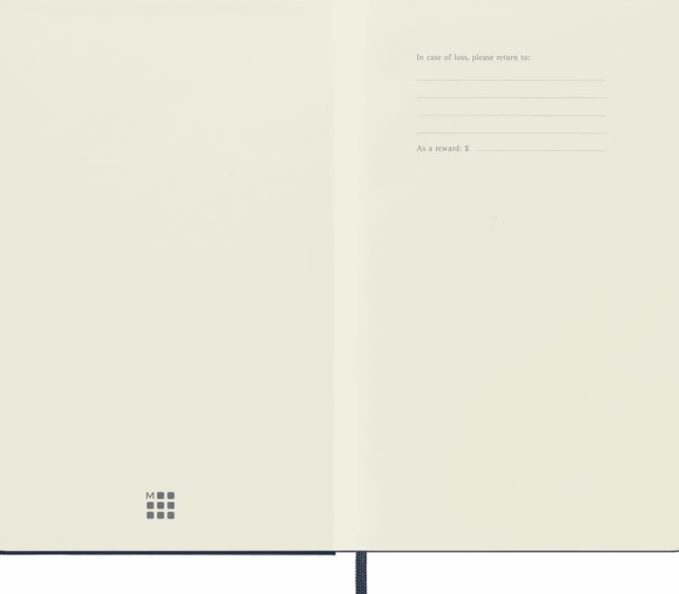 Classic Notebook Hard Cover Sapphire Blue