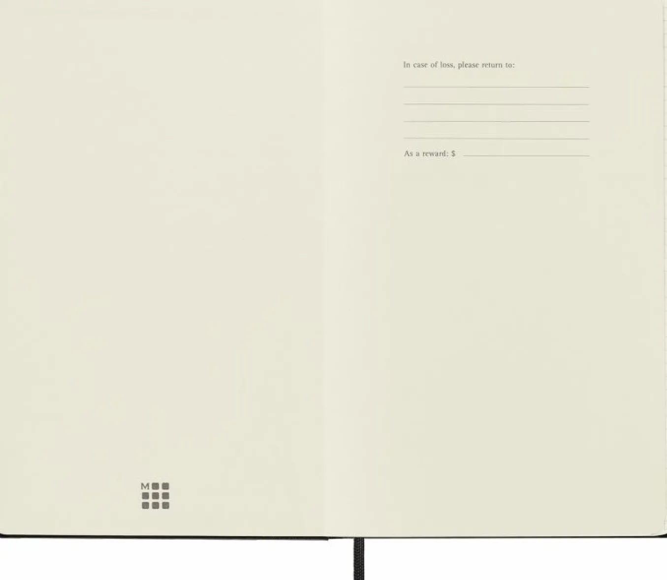 Classic Notebook Hard Cover Black