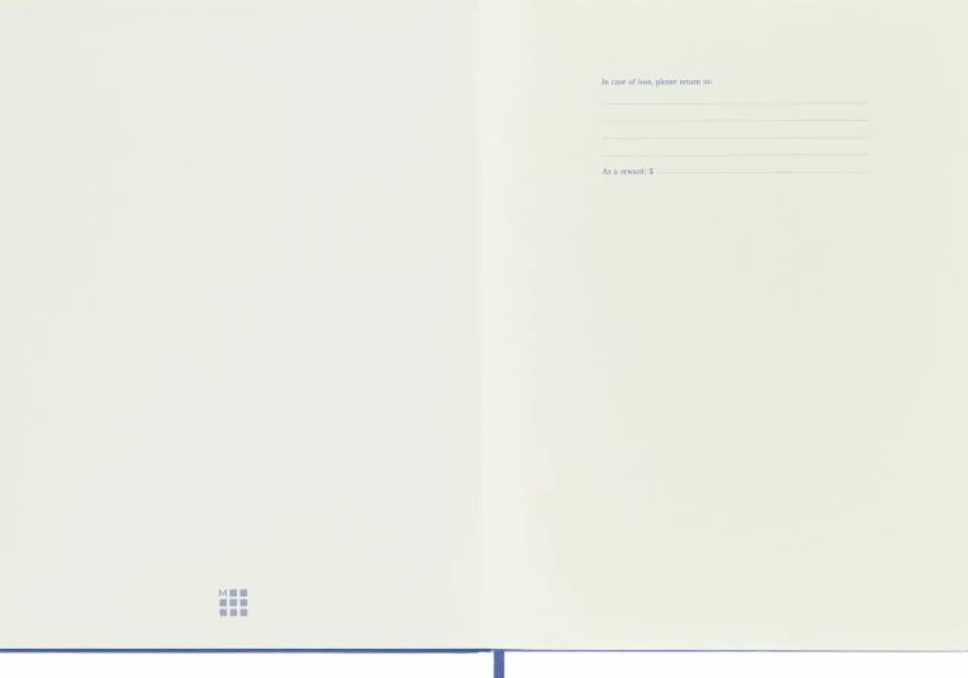 Classic Notebook Hard Cover Light Blue