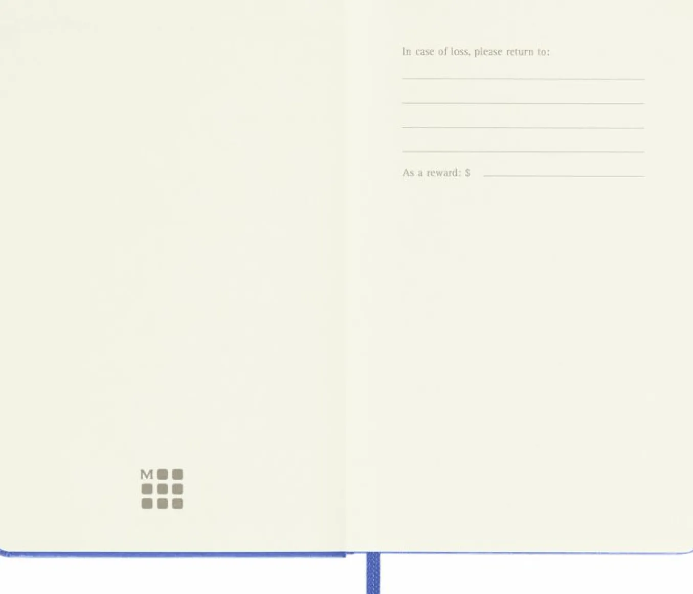 Classic Notebook Hard Cover Light Blue