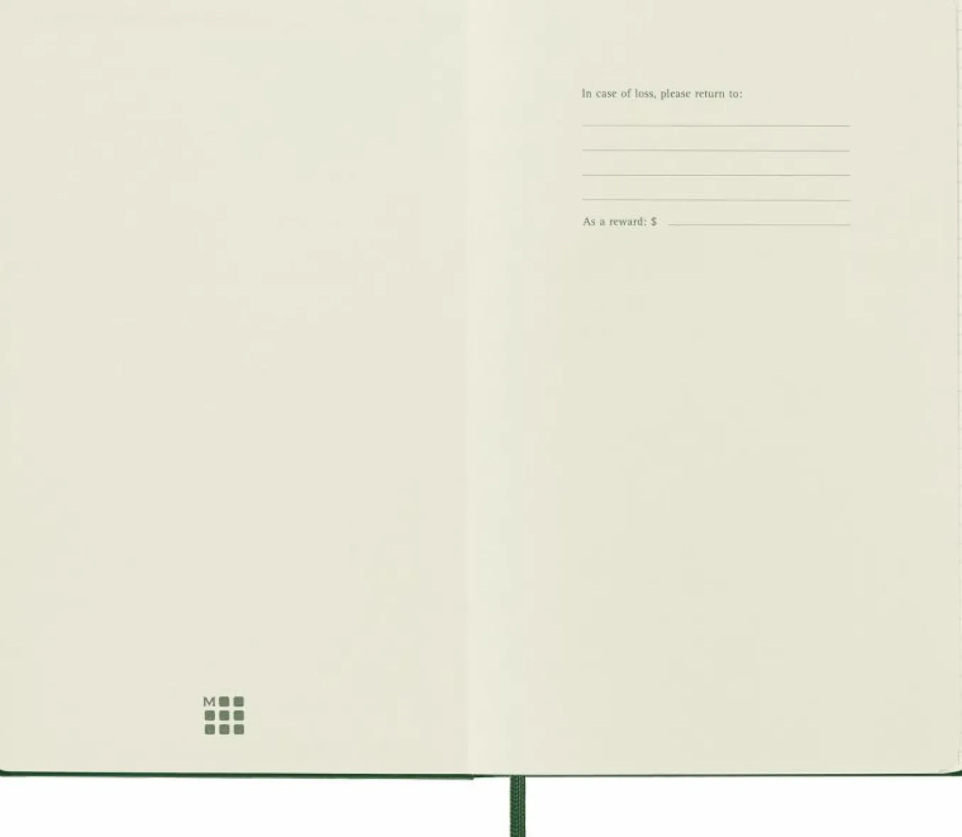 Classic Notebook Hard Cover Myrtle Green