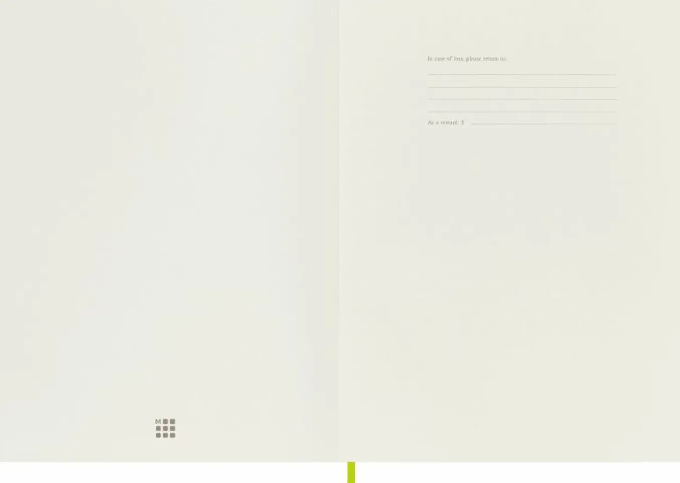 Classic Notebook Soft Cover Light Green