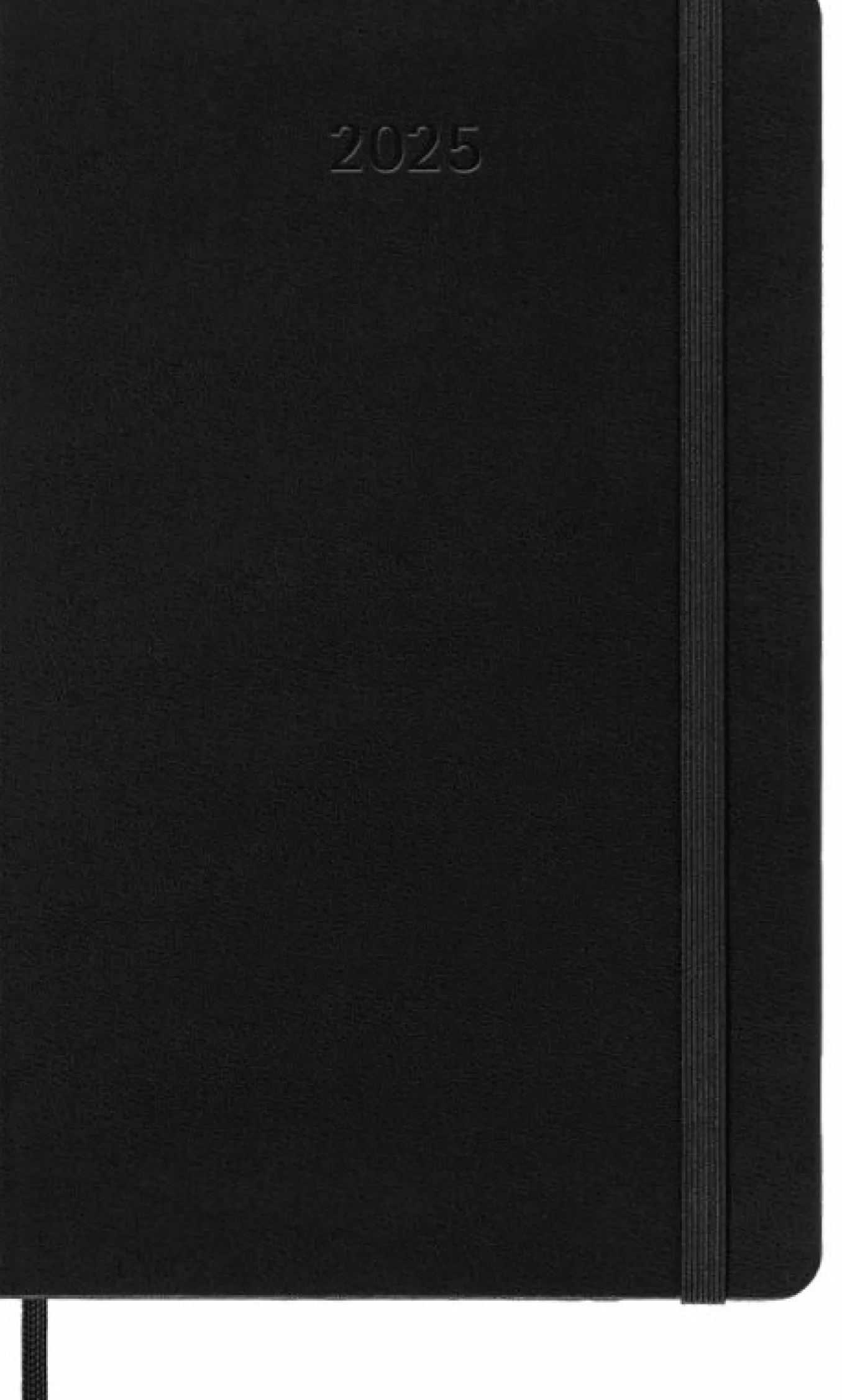 Classic Planner 2025 Large Weekly vertical, hard cover, 12 months Black