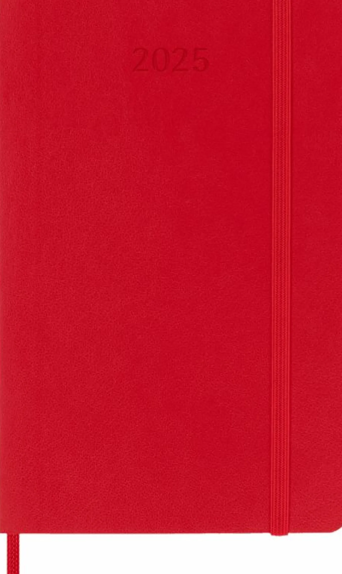 Classic Planner 2025 Pocket Weekly, soft cover, 12 months Scarlet Red