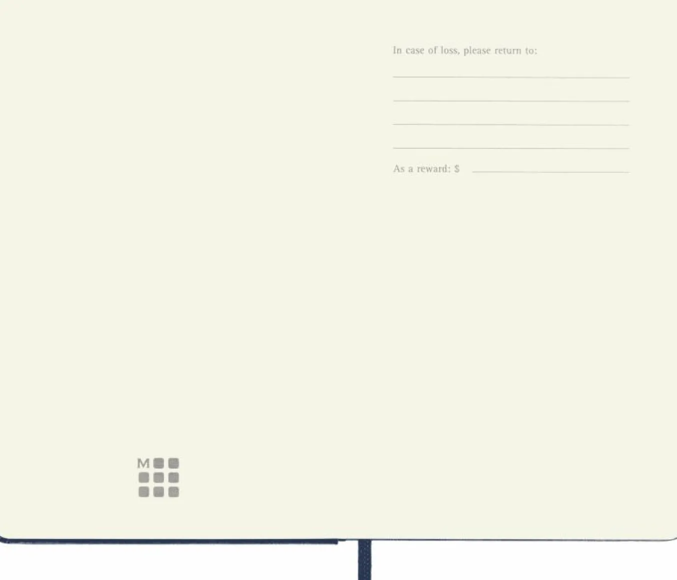 Classic Planner 2025 Pocket Weekly, hard cover, 12 months Sapphire Blue