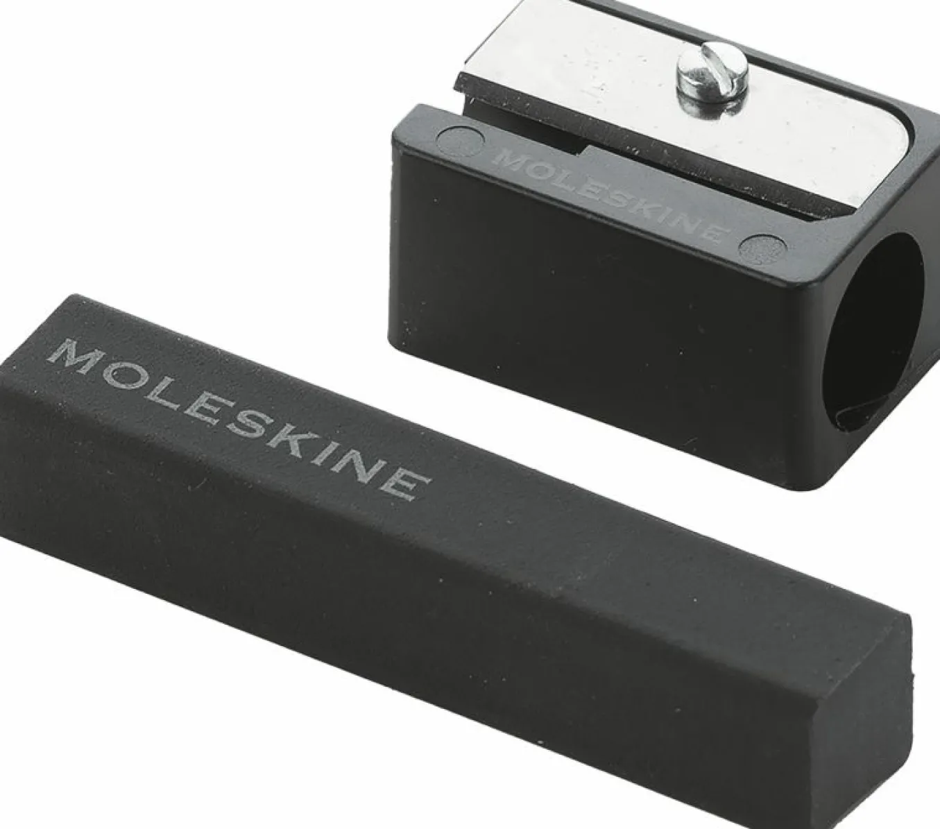 Eraser and Sharpener Set Bk - Black