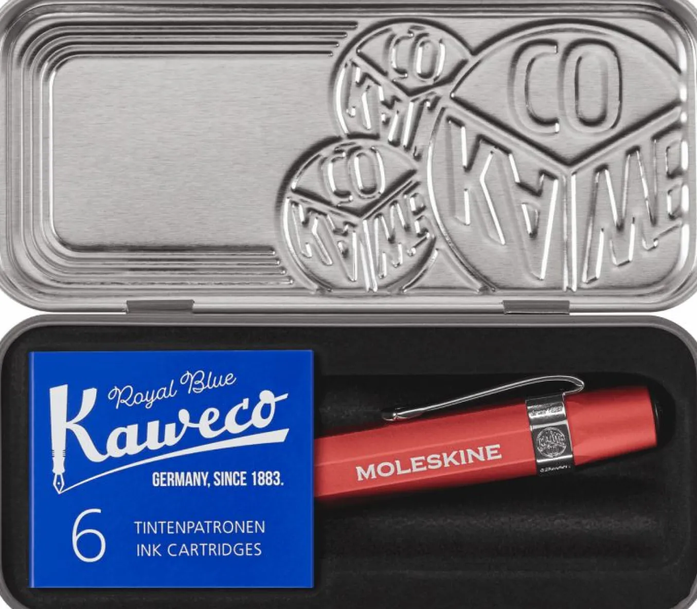 Fountain Pen Moleskine x Kaweco Aluminium Red