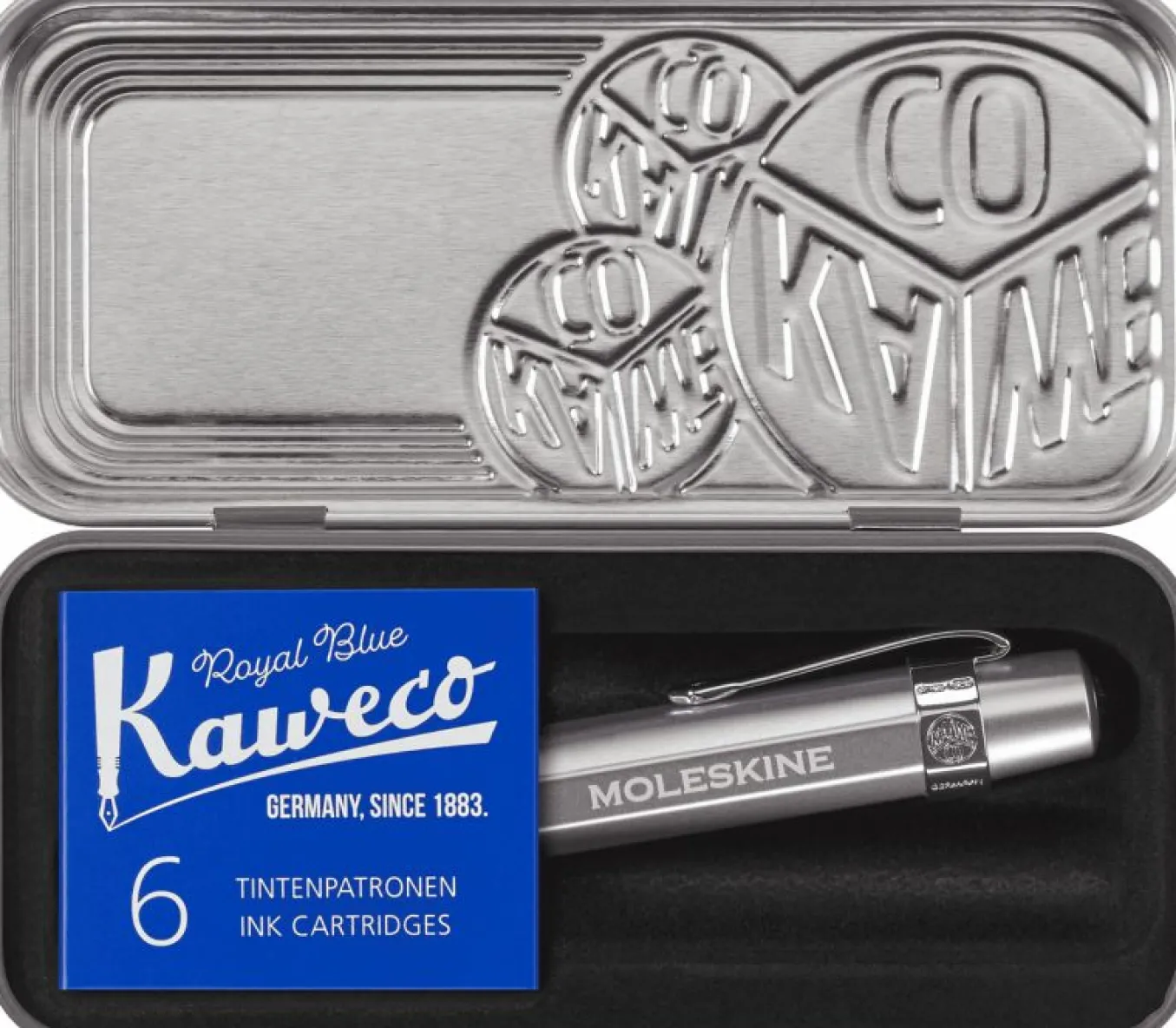 Fountain Pen Moleskine x Kaweco Aluminium Silver