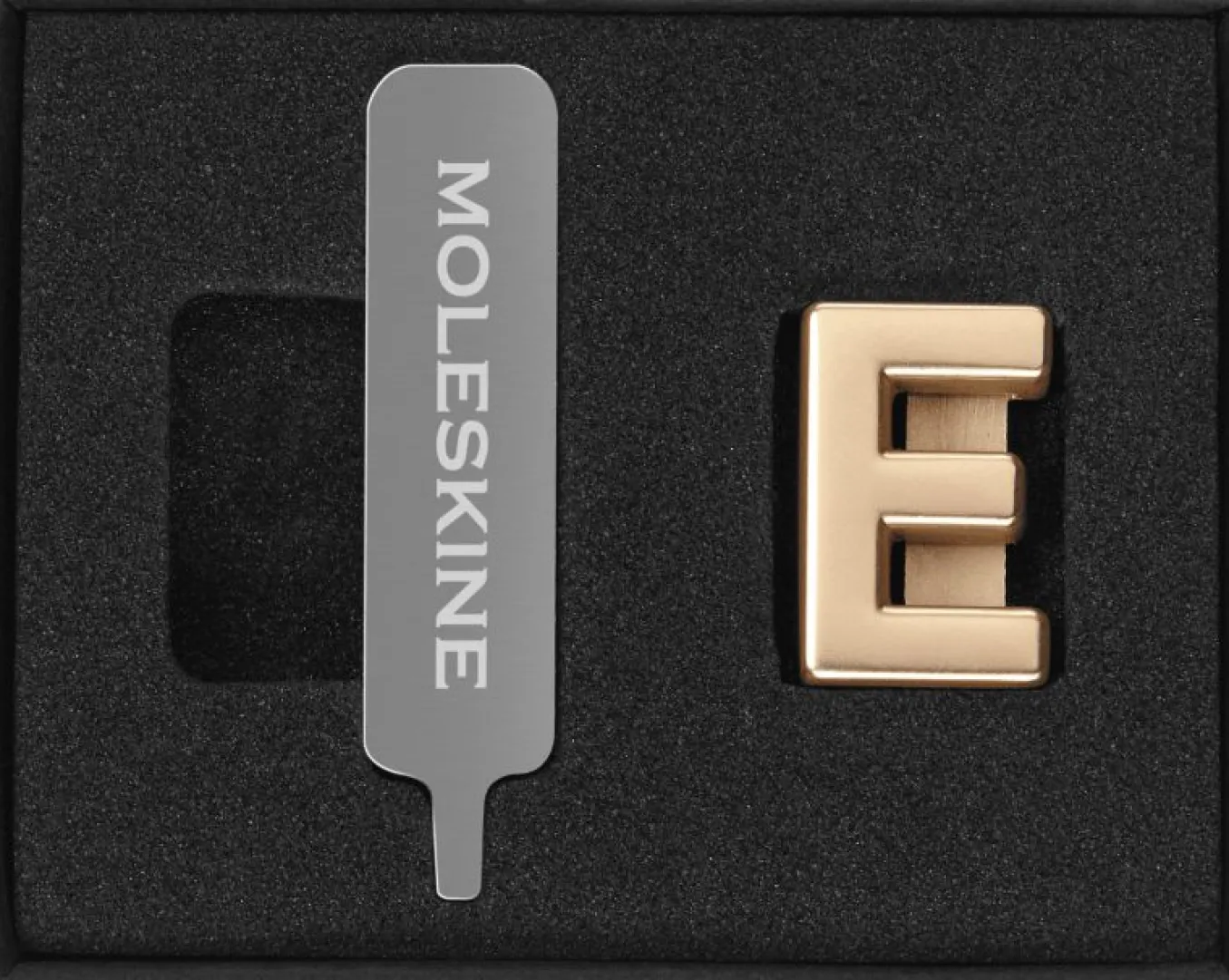 Letters and Symbols E Gold