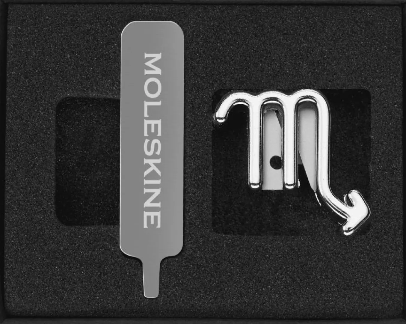 Letters and Symbols Scorpio Silver