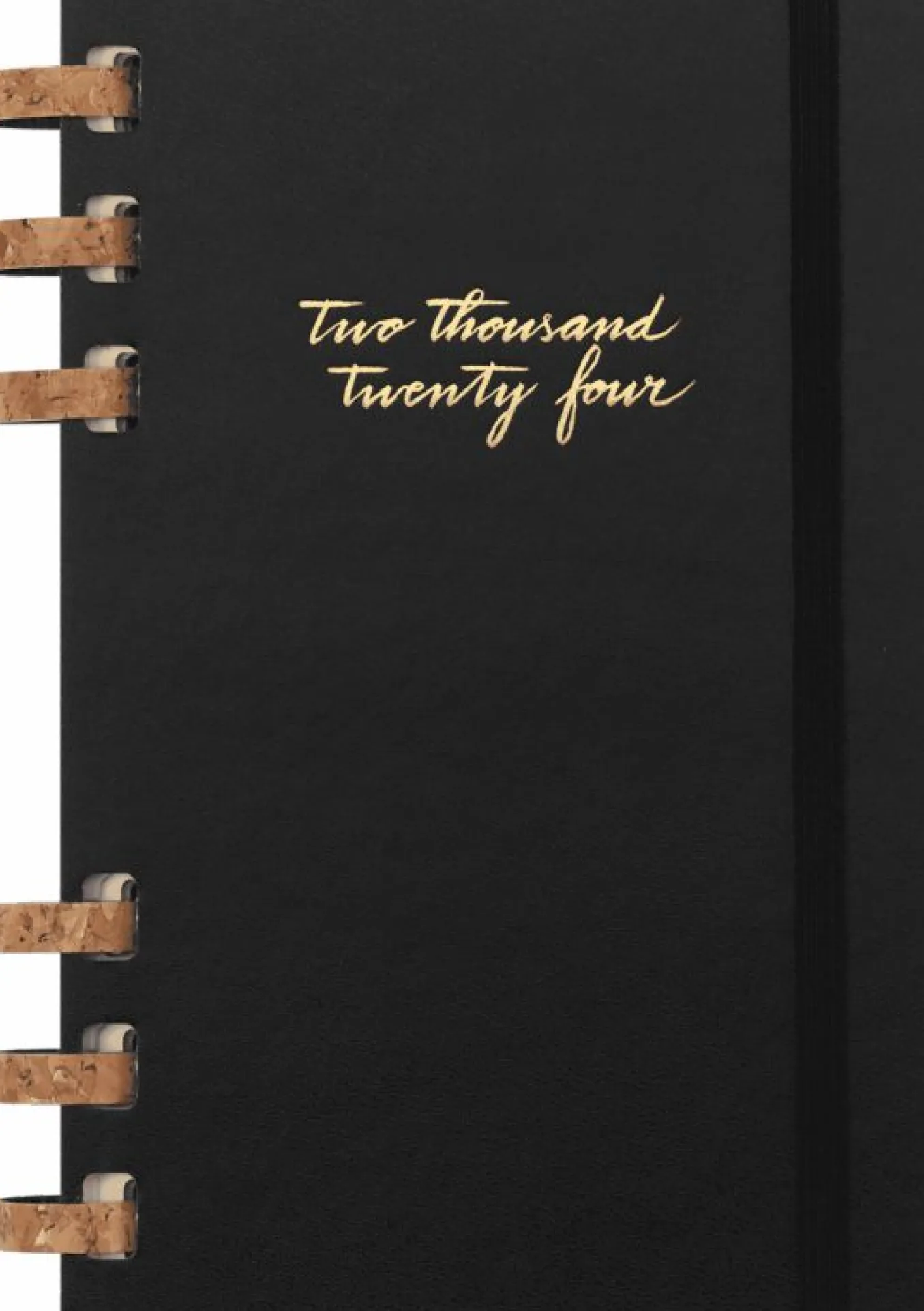 Life Planner 2024 L 12-Month, Spiral Black