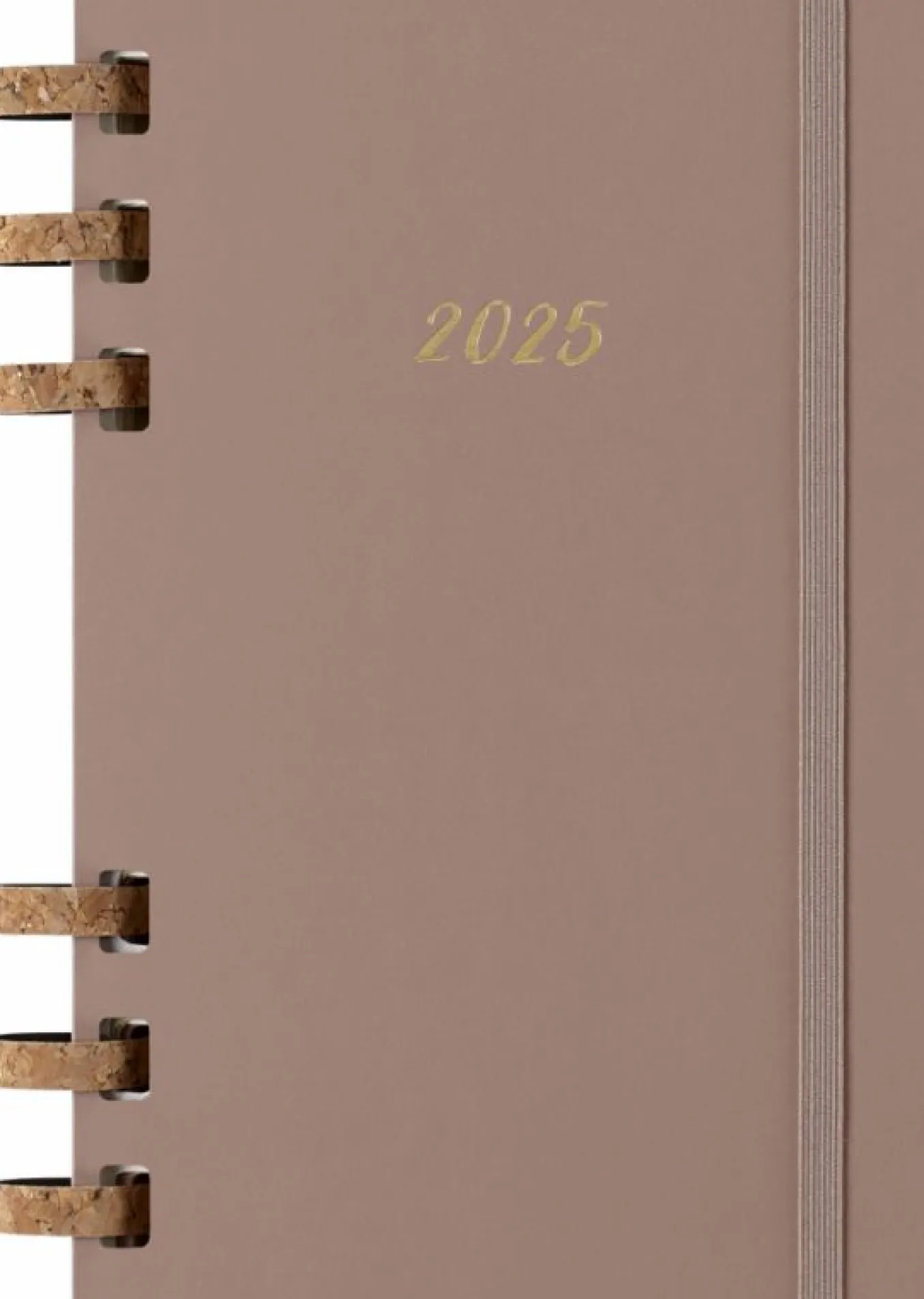 Life Planner 2025 L 12-Month, Spiral Almond