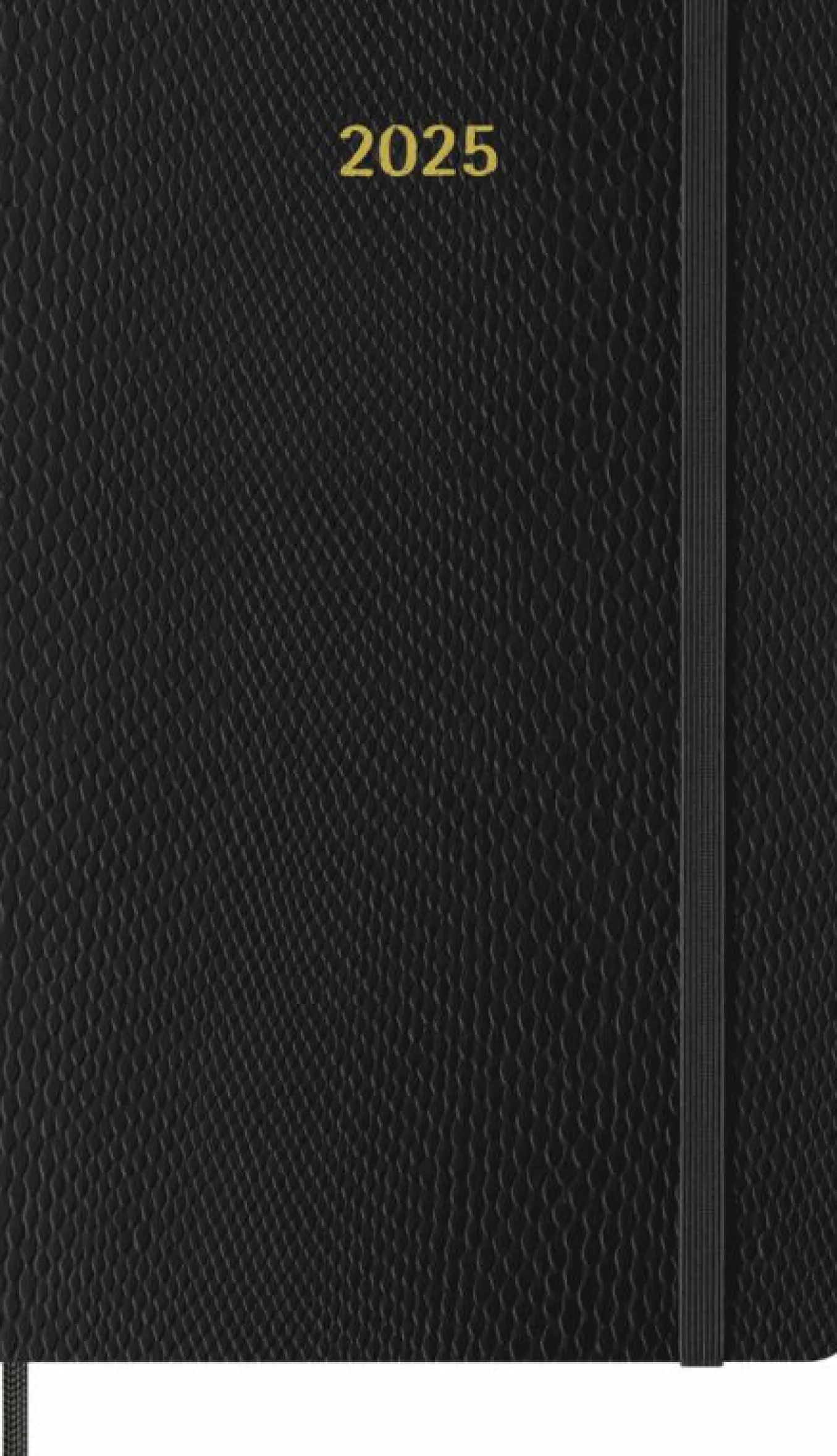 Precious & Ethical Planner 2025 Weekly, 12-Month, Vegan Cover Black