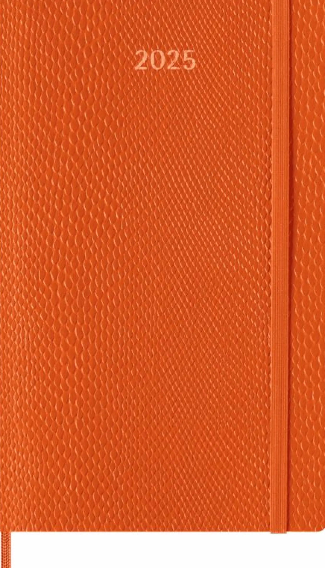 Precious & Ethical Planner 2025 Weekly, 12-Month, Vegan Cover Orange