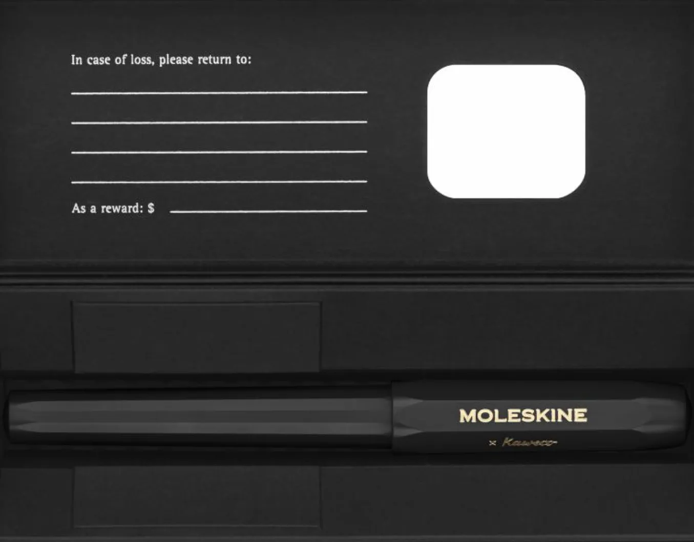 Rollerball Pen Moleskine x Kaweco Black