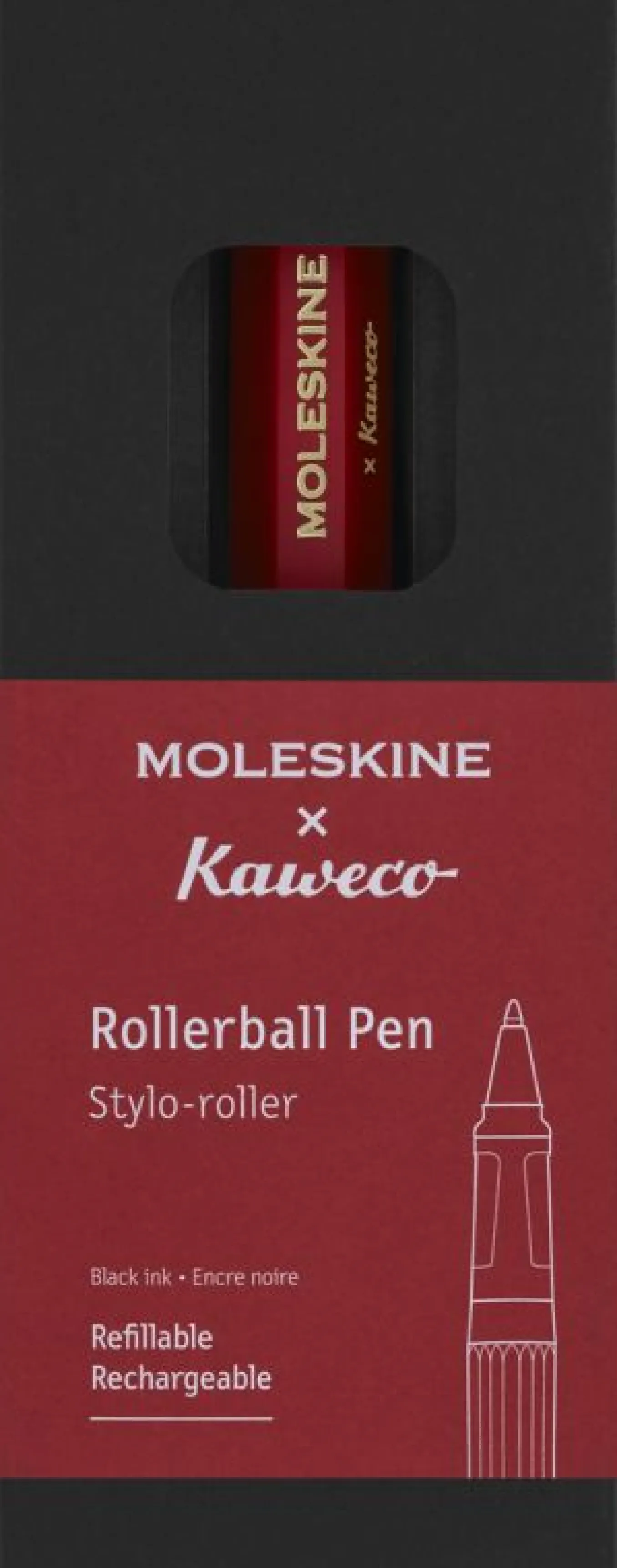 Rollerball Pen Moleskine x Kaweco Red