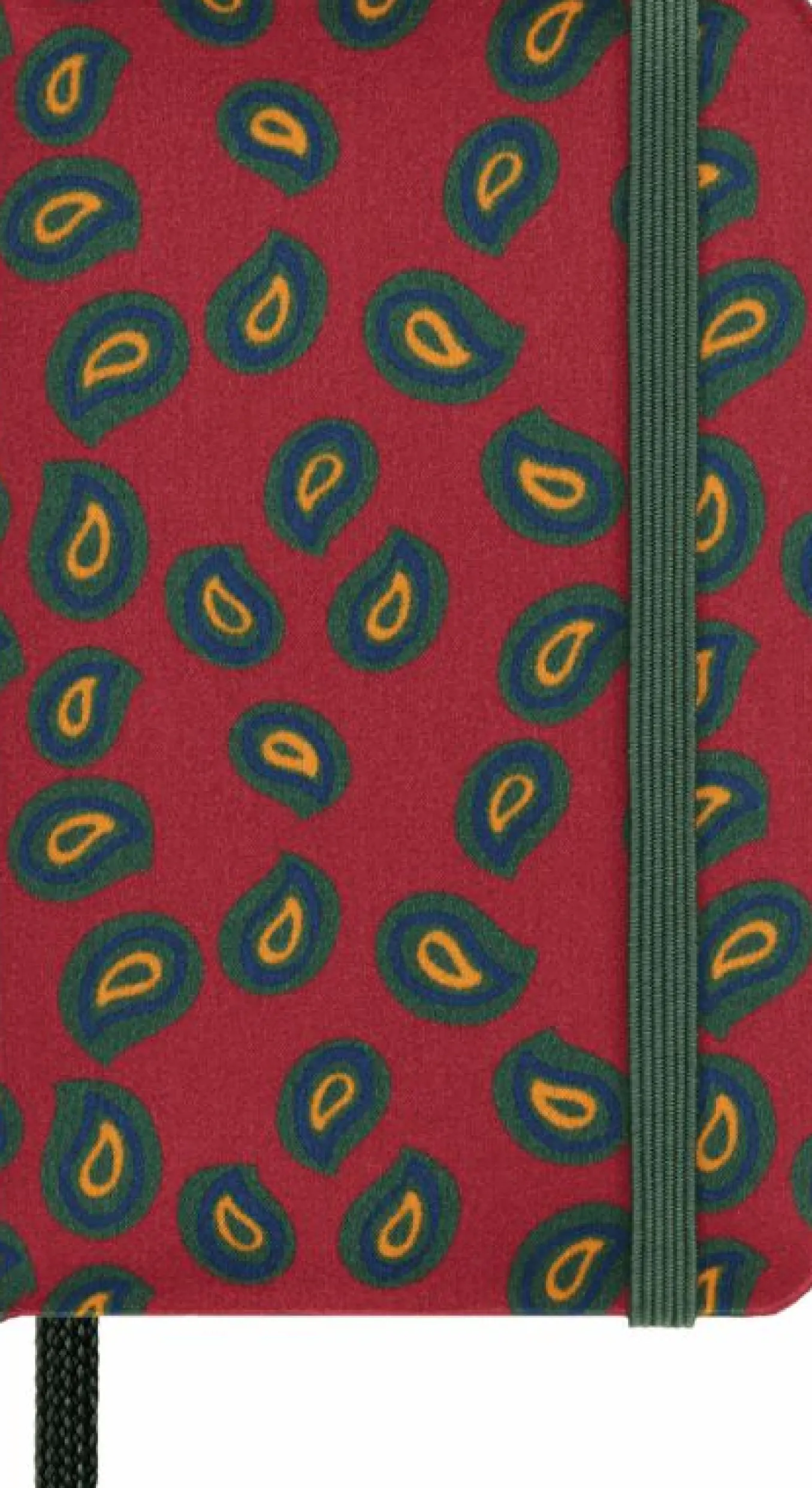 Silk Notebook XS, plain, hard cover, with gift box Bordeaux