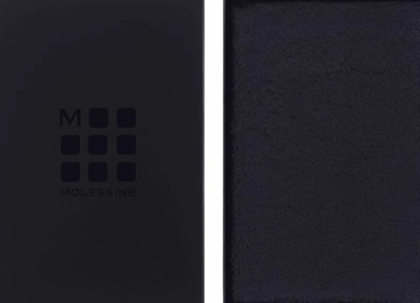 Soft Notebook Faux Fur, Large, Ruled DARK BLUE