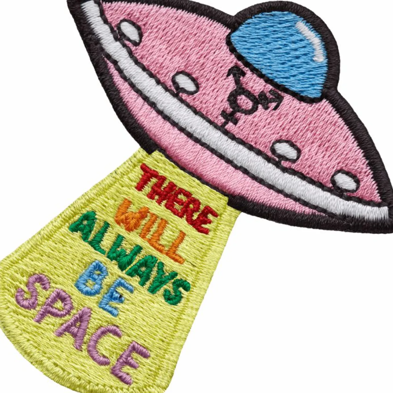 Stick-on Patch by Ashton Attzs Stick to Pride, There Will Always Be Space Space
