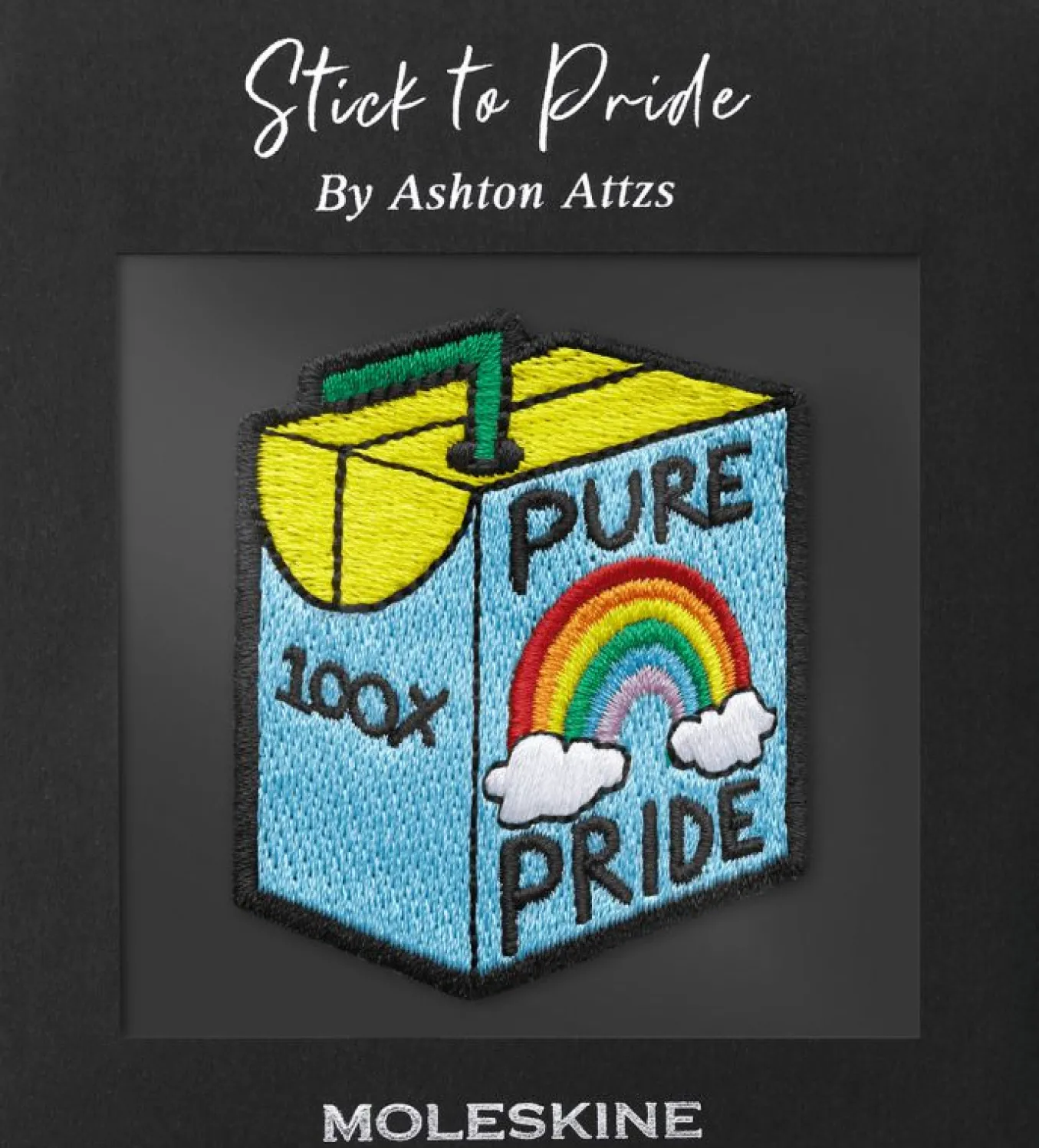 Stick-on Patch by Ashton Attzs Stick to Pride, 100% Pure Pride Juice