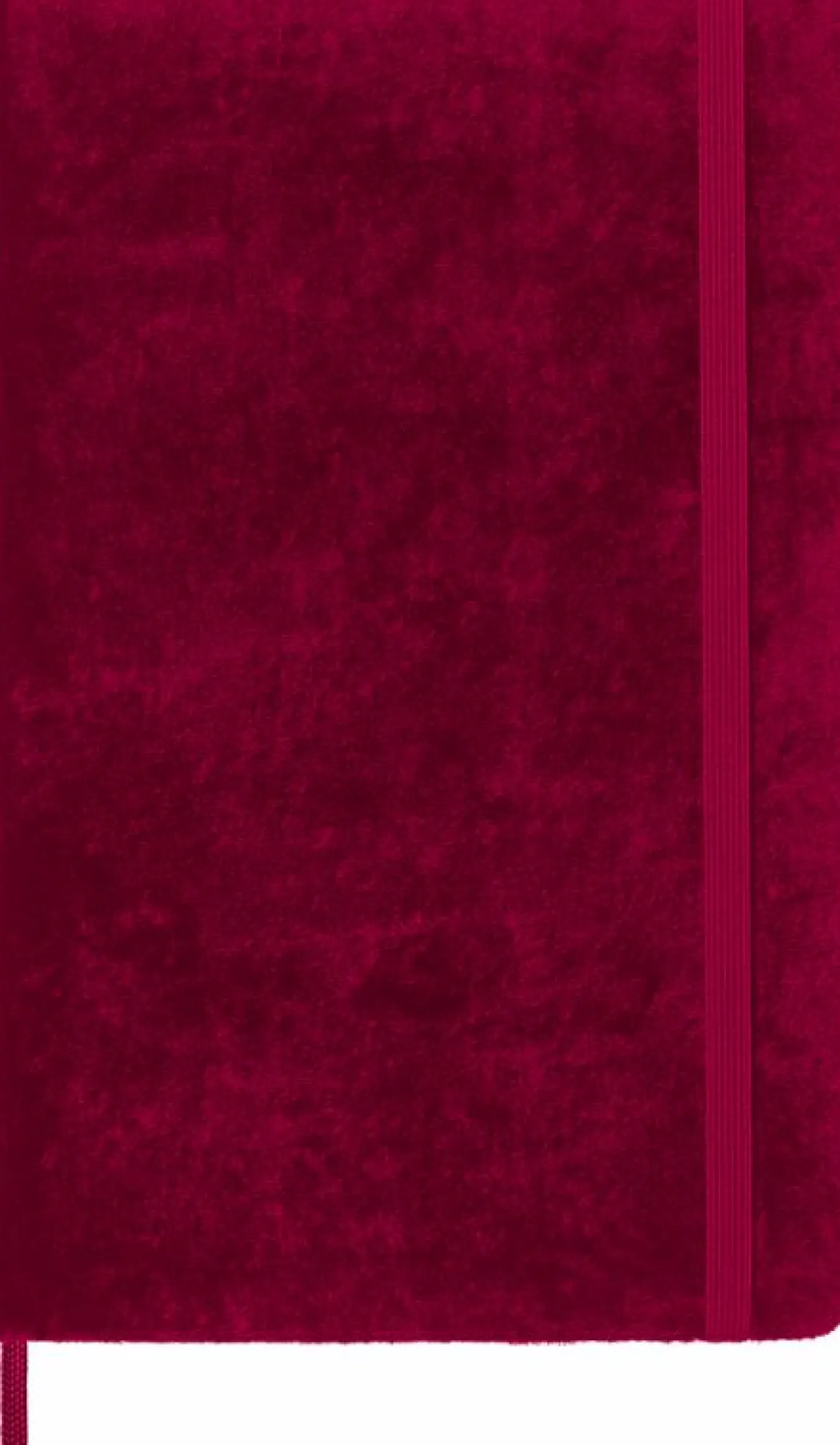 Velvet Notebook Red
