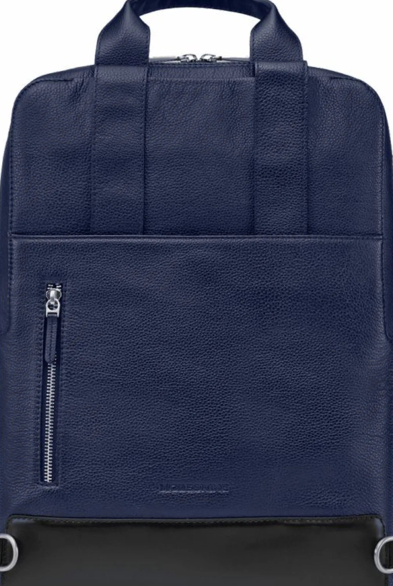 Vertical Device bag - 15" Classic Leather Collection Sapphire Blue