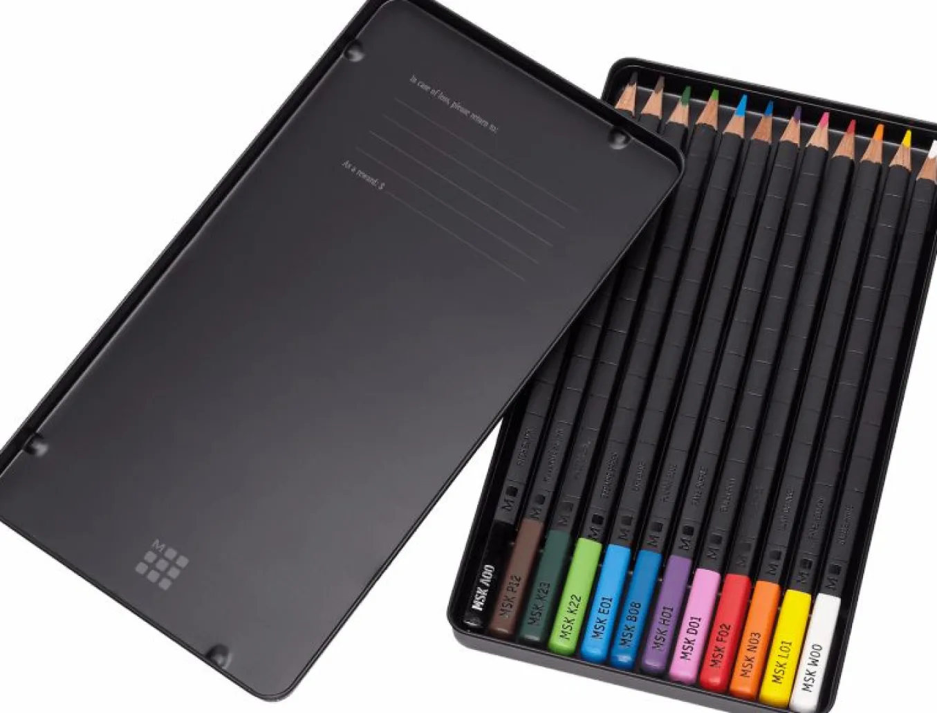 12 Watercolour Pencils Naturally Smart Assorted Colours