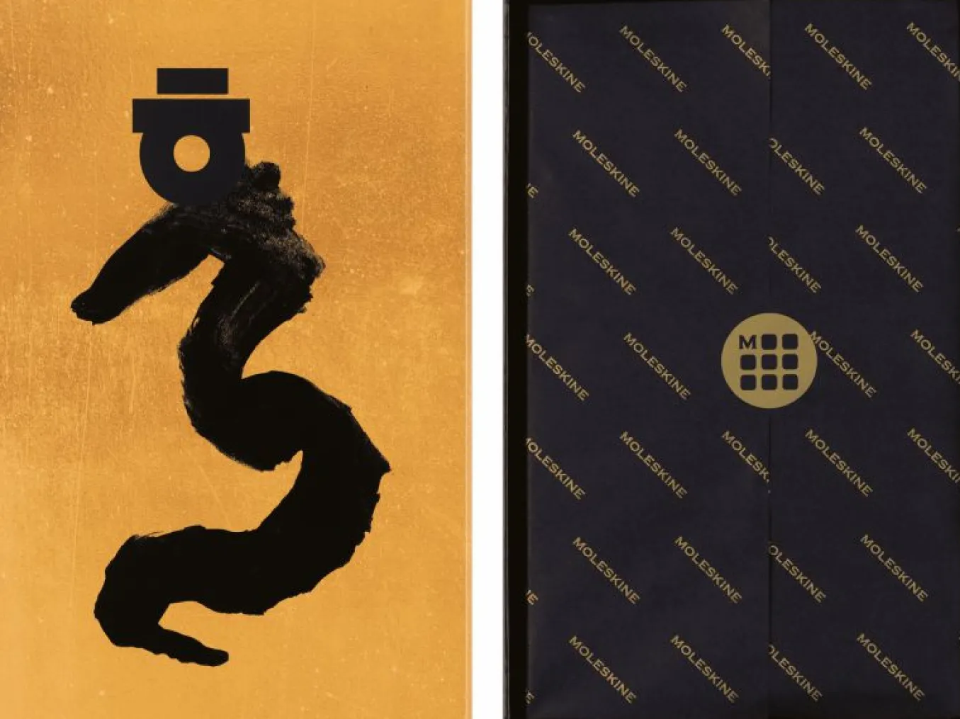 Year of the Dragon Notebook by Ahn Sang Soo Large Ruled Fabric Hard Cover Notebook in a Gift Box Multi-color